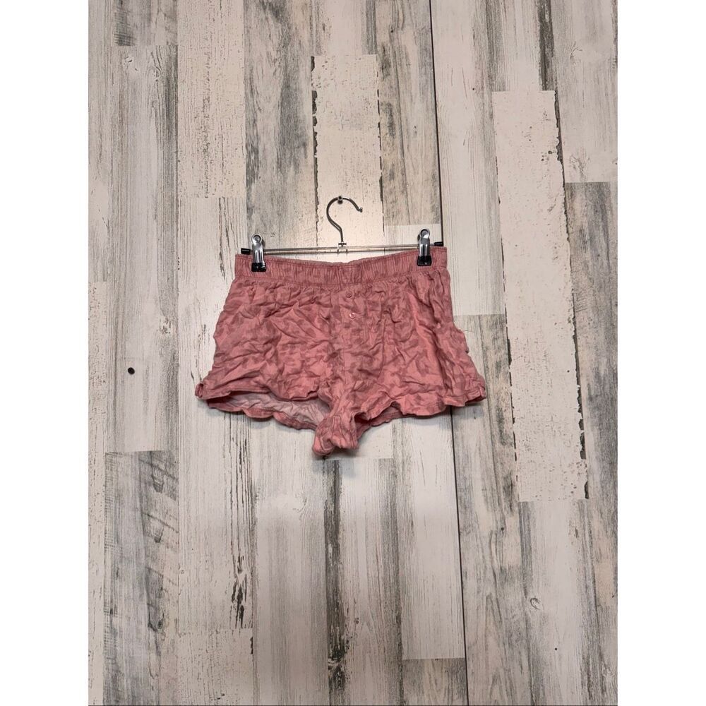 Colsie Pink Lounge Shorts Size XS Soft Cotton Rayon Pajama Shorts Elastic Waist - Picture 2 of 6